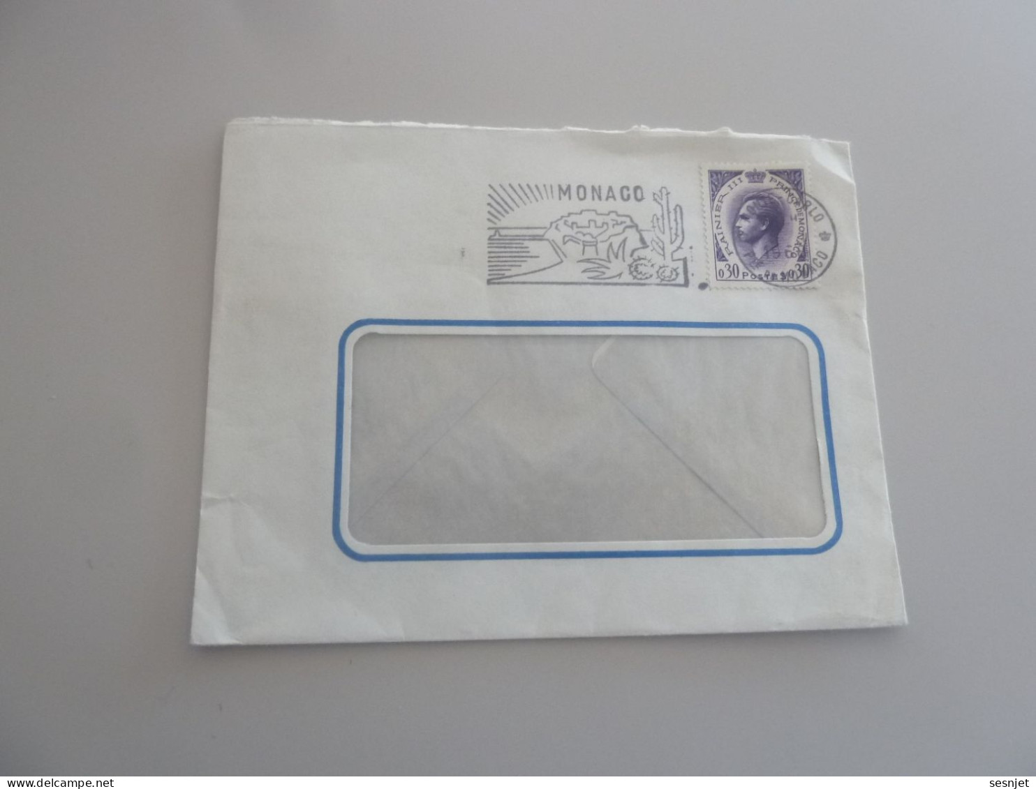 Commercia - Prince Rainier III - 30c. - Yt 545 - Violet - Enveloppe Avec Flamme Philatélique - Année 1960 - - Used Stamps