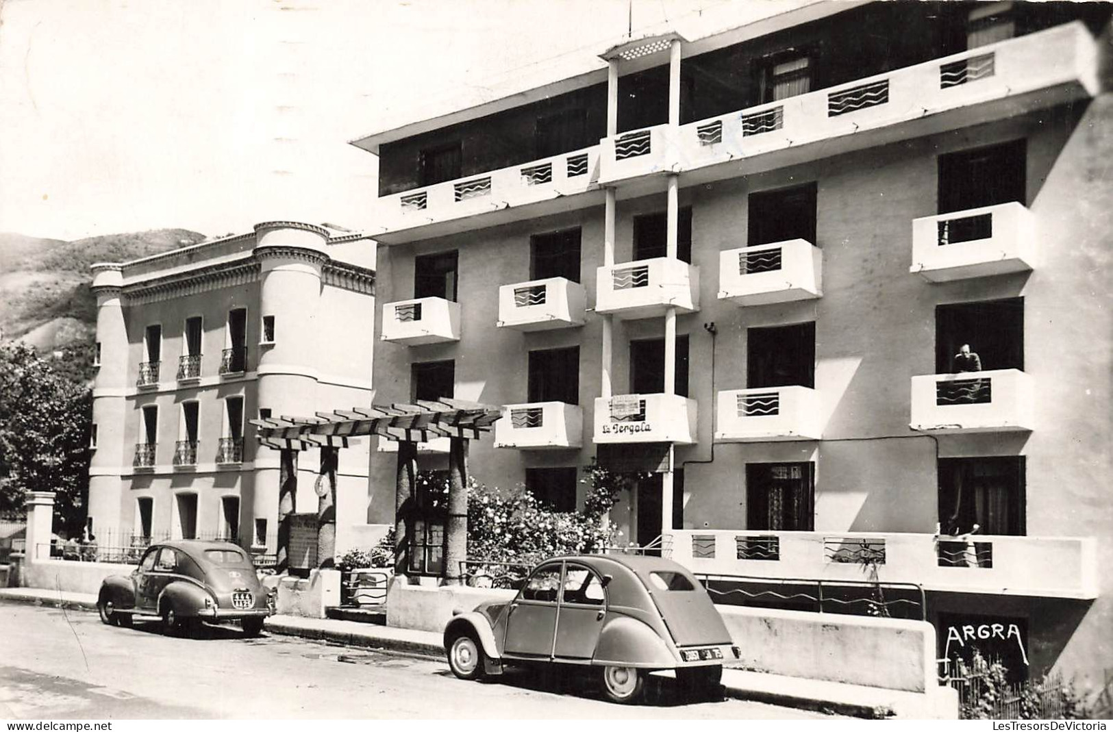 FRANCE - Amélie Les Bains - Hôtel "La Pergola" Et Maison Des Aveugles - Carte Postale Ancienne - Amélie-les-Bains-Palalda