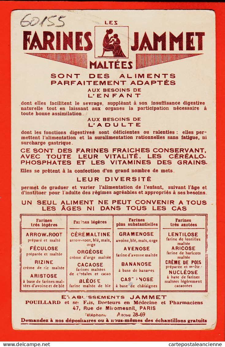 37463 / ⭐ LA MARCHE Illustration Jean DROIT Série Les Vieilles Provinces De FRANCE Publicité Farines JAMMET Cppub 1940s - Droit