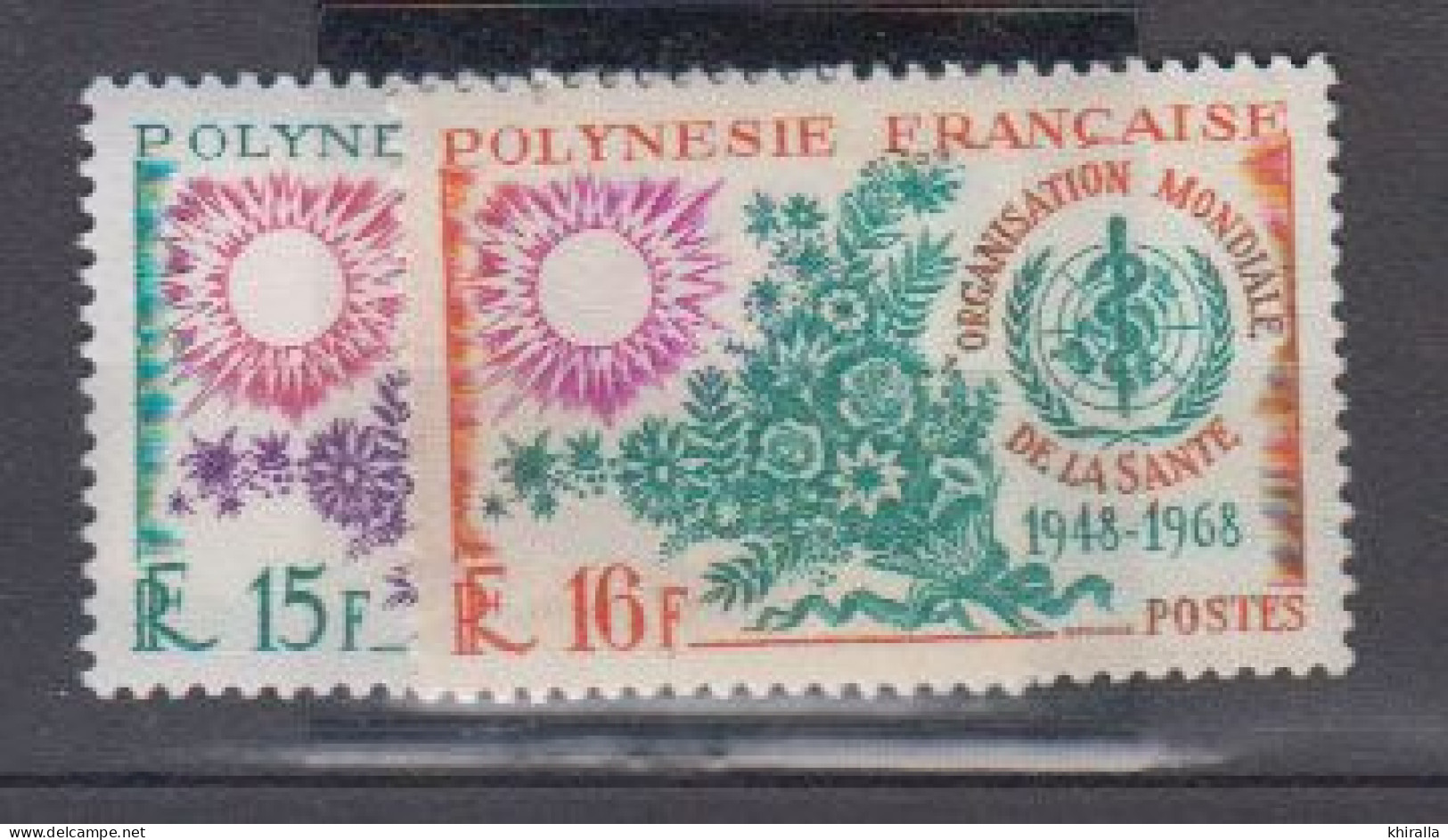 POLYNESIE    1968     PA  N°  60 / 61    ( Neuf Sans Charniére )    COTE  24 € 00      ( D 35 ) - Ongebruikt