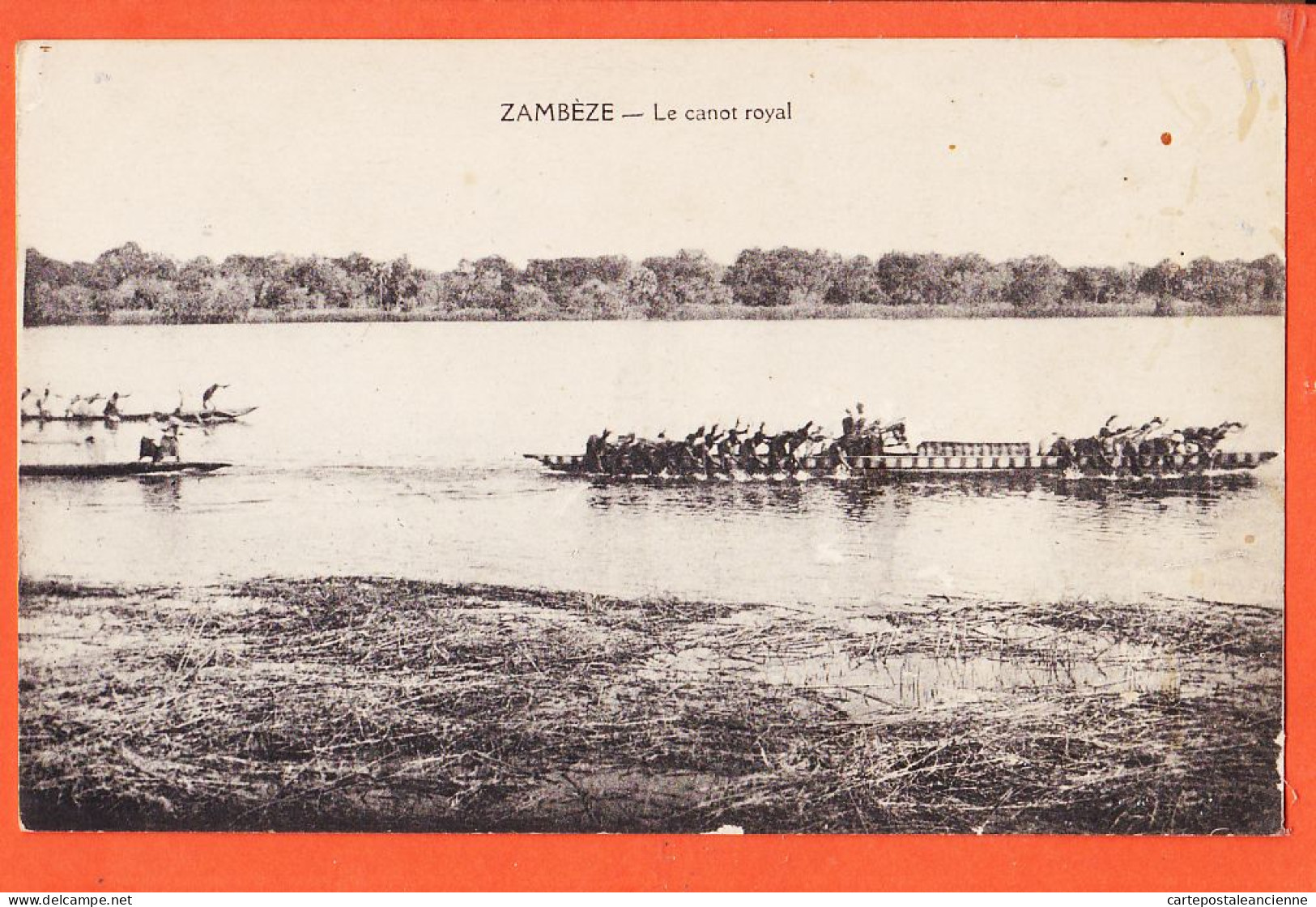 38471 / ⭐ ZAMBEZE Zambie Canot Royal 1910s Edition Missions Evangéliques  - Sambia