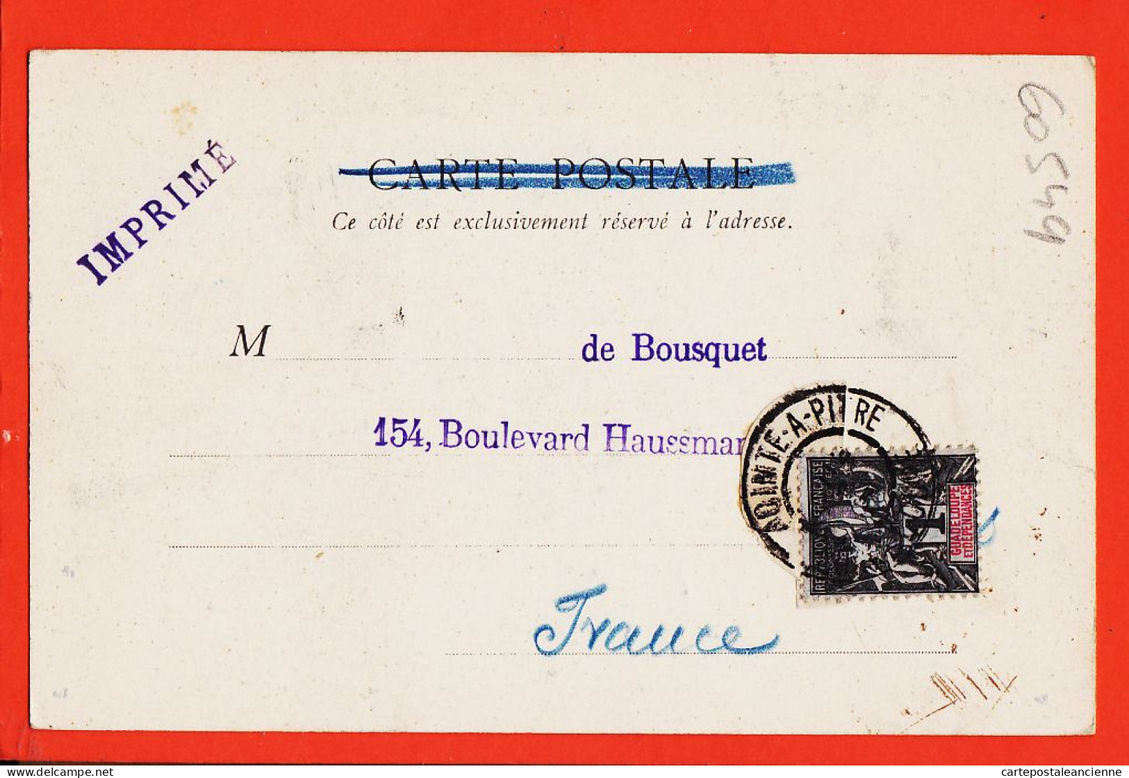 38156 / ⭐ BASSE-TERRE Guadeloupe Le Cours NOLIVOS 1900 De BOUSQUET Bd Haussman Paris Edition PHOS Pointe-a-Pitre - Basse Terre