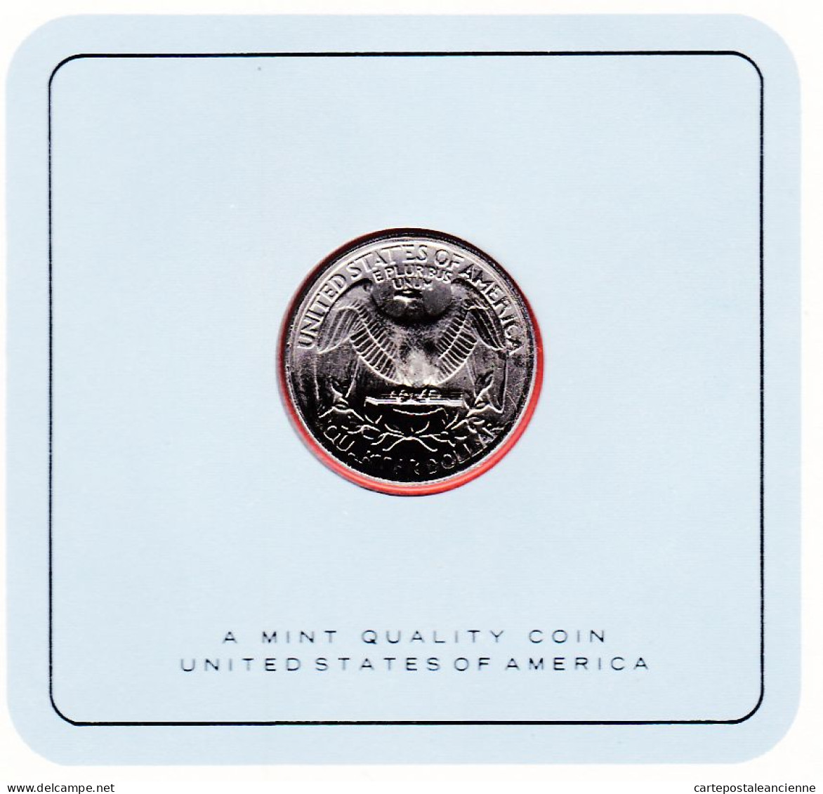 38016 / ⭐ ♥️ UNITED STATE AMERICA 1/4 Dollar 1980 Bald Eagle Pygargue Aigle Tête Blanche Oiseaux Monde Bird Coins World - 1932-1998: Washington