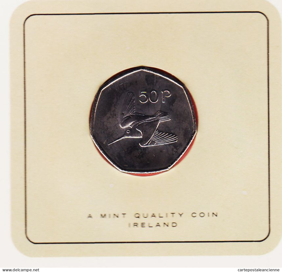 38024 / ⭐ ♥️ IRELAND 50 Pence EIRE 1979 European Woodcock IRLANDE Becasseau Des Bois  Oiseaux Monde Bird Coins World - Irlande