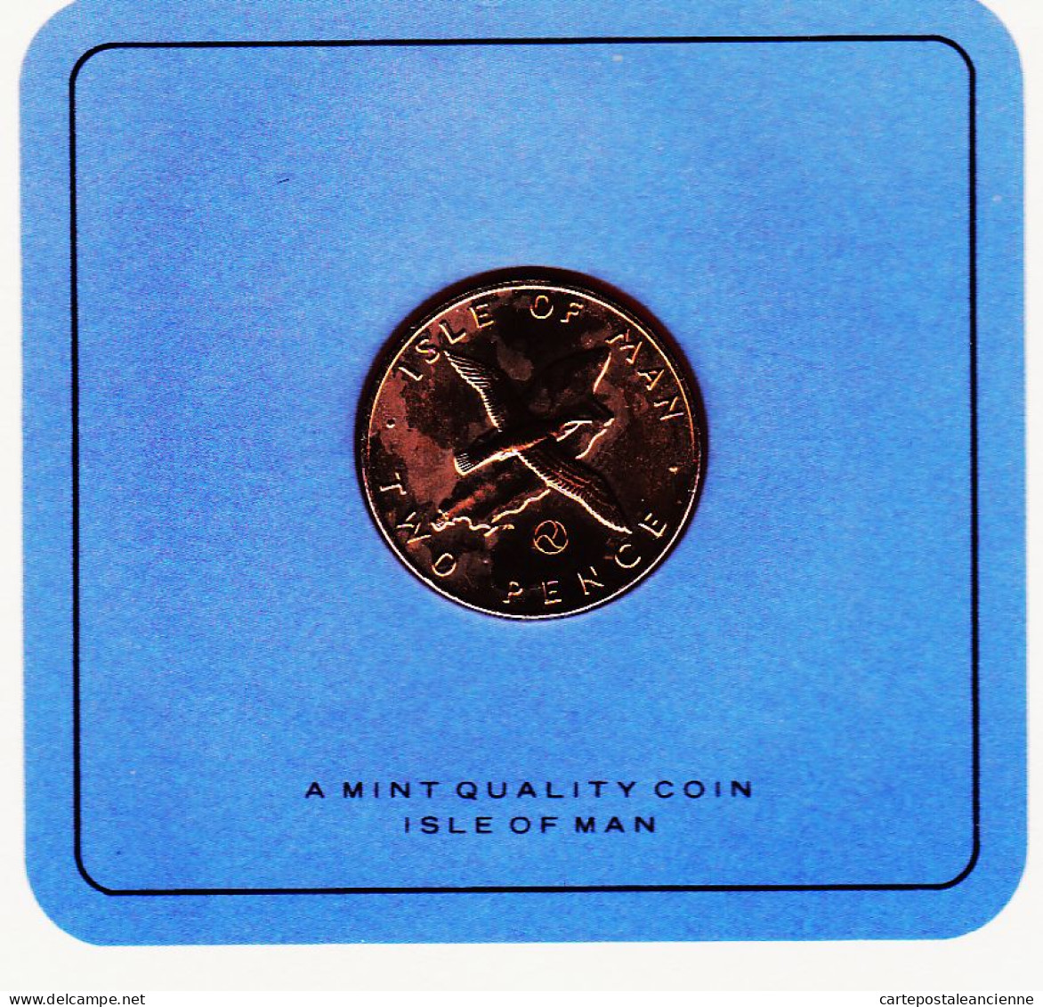 38011 / ⭐ ♥️ Isle Of MAN Two 2 Pence 1979 Manx Sheawater Ile PUFFIN Des Anglais Monnaies Oiseaux Monde Bird Coins World  - Île De  Man