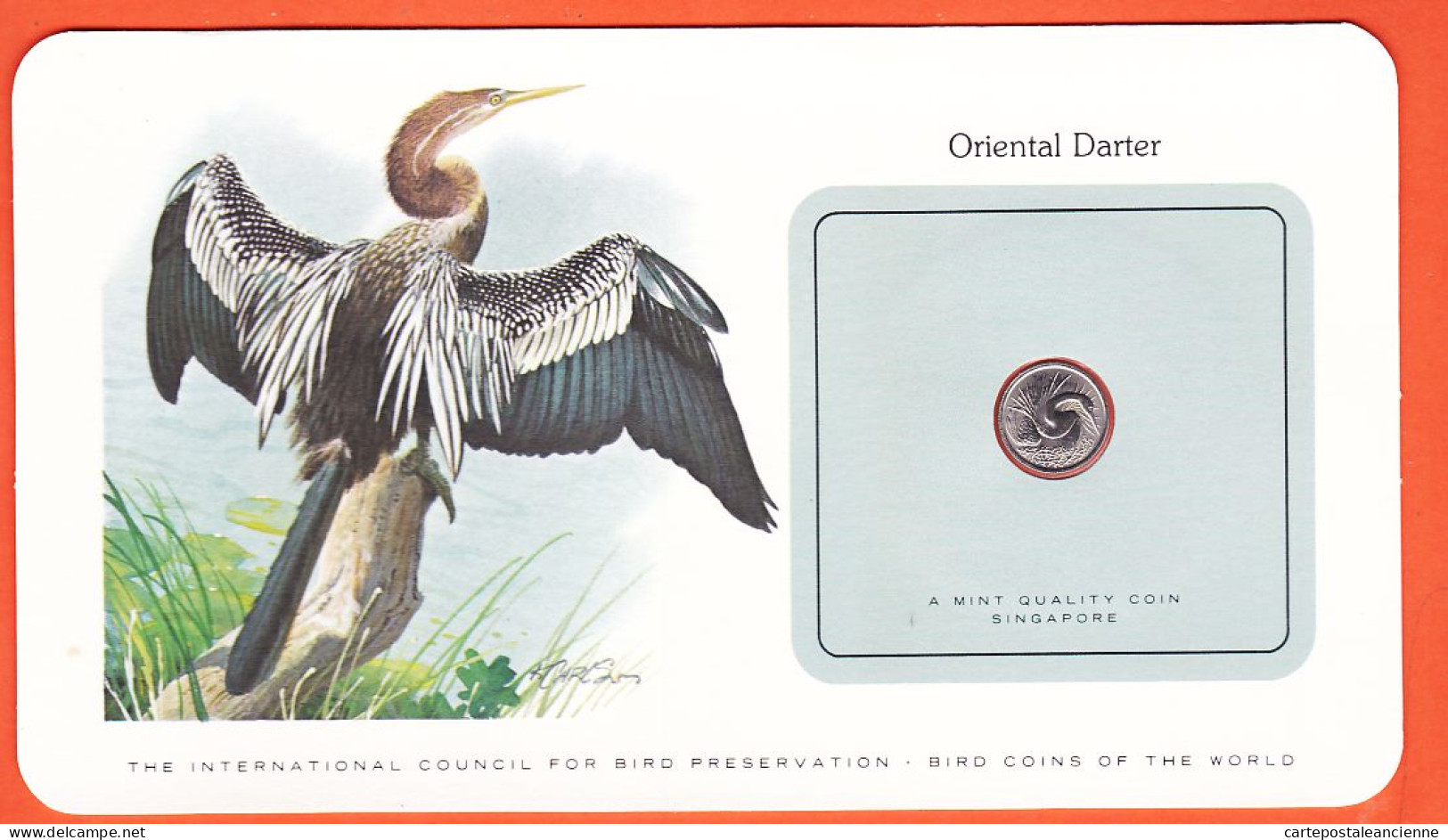 38003 / ⭐ SINGAPOR 5 Cents 1978 Oriental Darter ANHINGA ORIENT Monnaies Oiseaux Monde Bird Coins World - Singapore