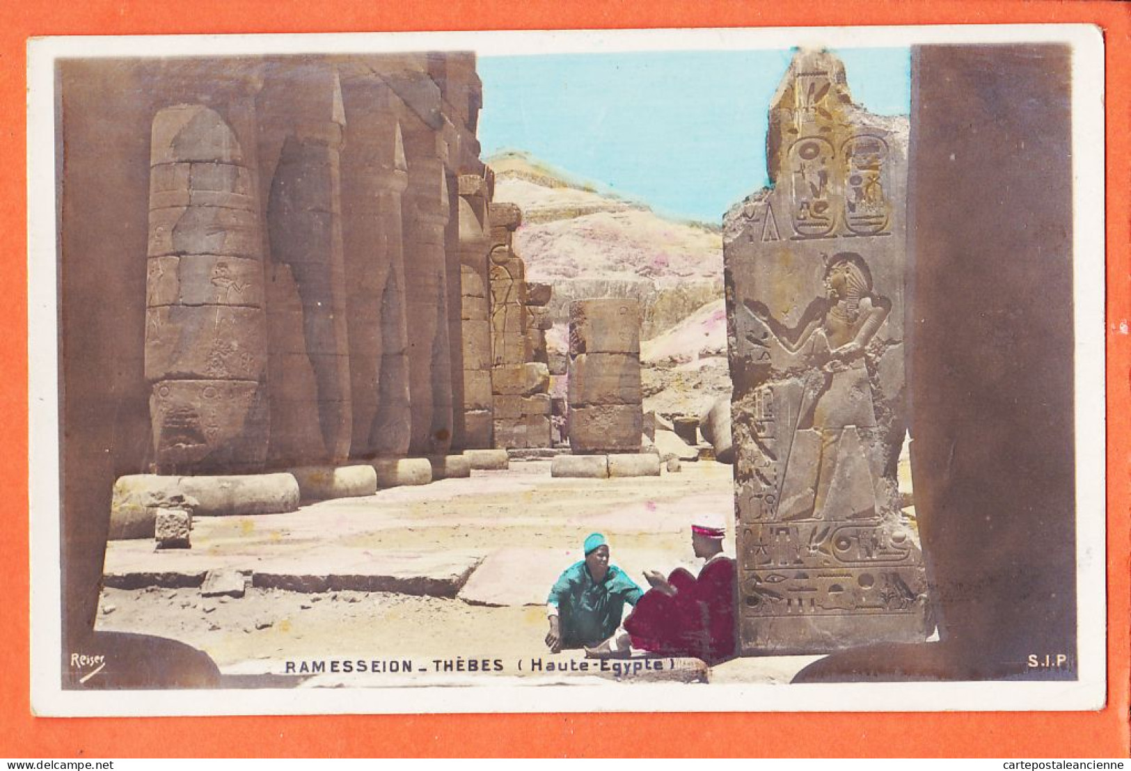 34312 / ⭐ ♥️ Rare RAMESSEION Ramesseum THEBES Haute-Egypte Vallée Des Rois 1905s - S.I.P REISER Egypt Louxor Louqsor - Luxor