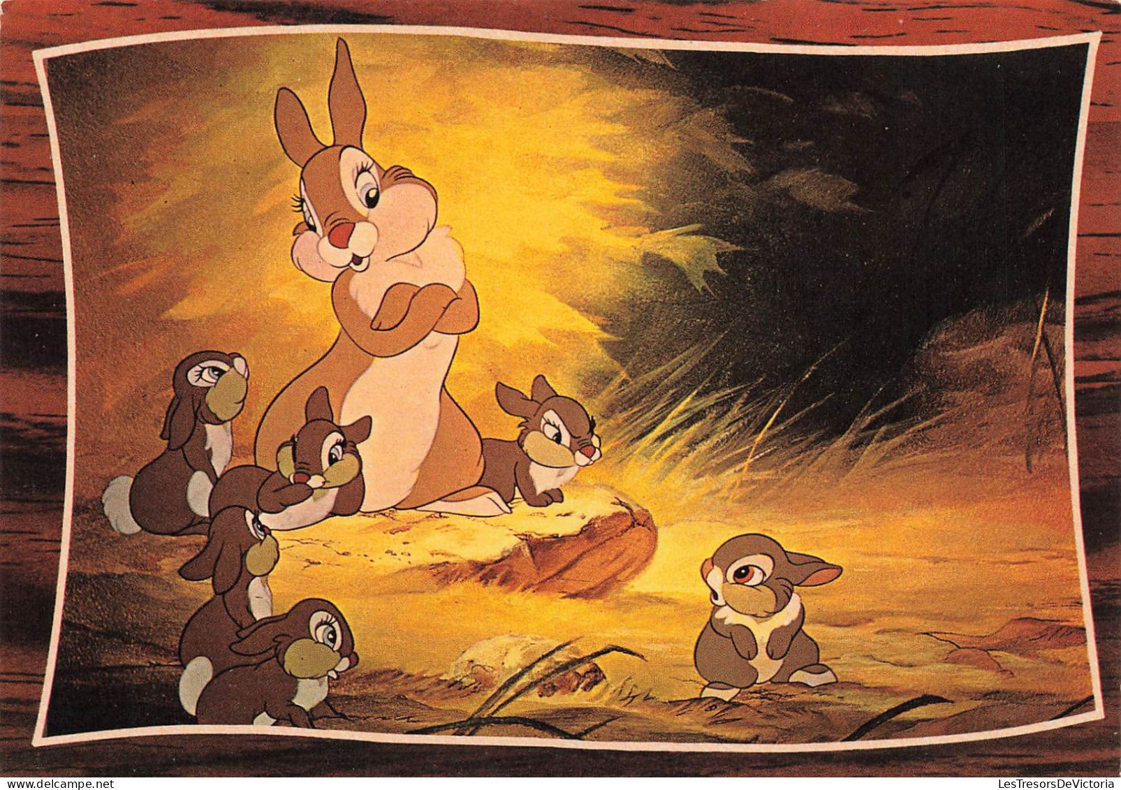 DISNEY - Scène - Bambi - La Maman De Panpan Avec Ses Soeurs - Carte Postale - Disneyworld