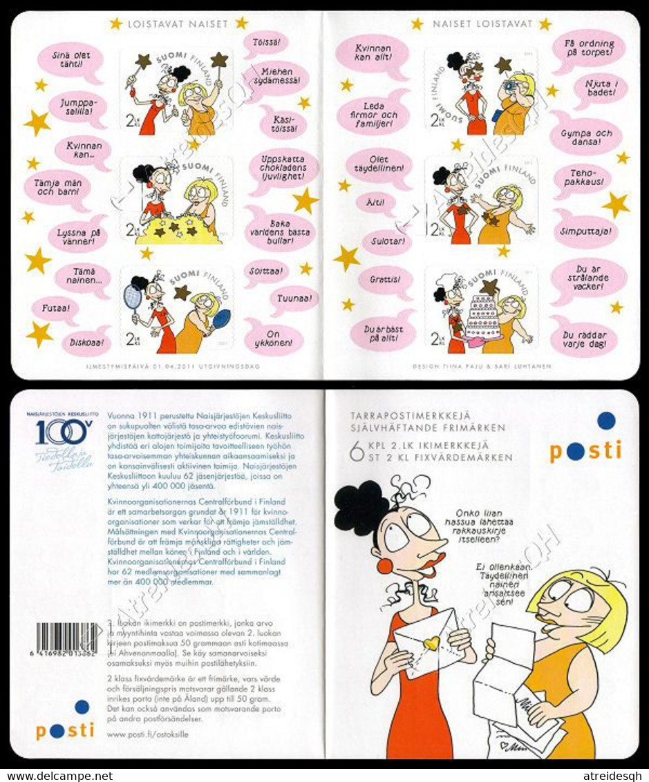 [S] Finlandia / Finland 2011: Libretto Maisa & Kaarina / Maisa & Kaarina Booklet ** - Carnets