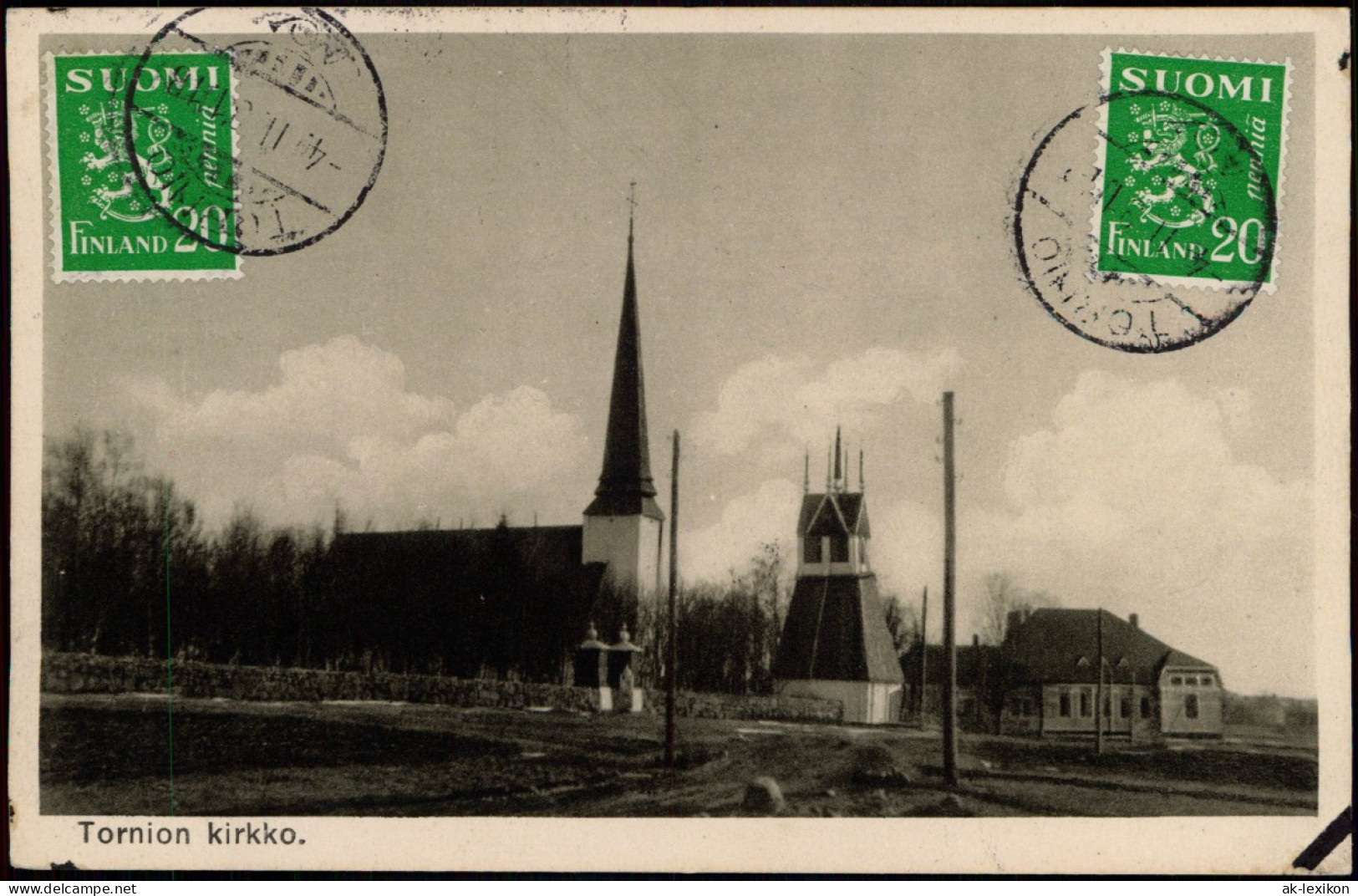 Postcard Tornio (Suomi Finnland) SUOMI FINLAND Tornion Kirkko. 1931 - Finnland