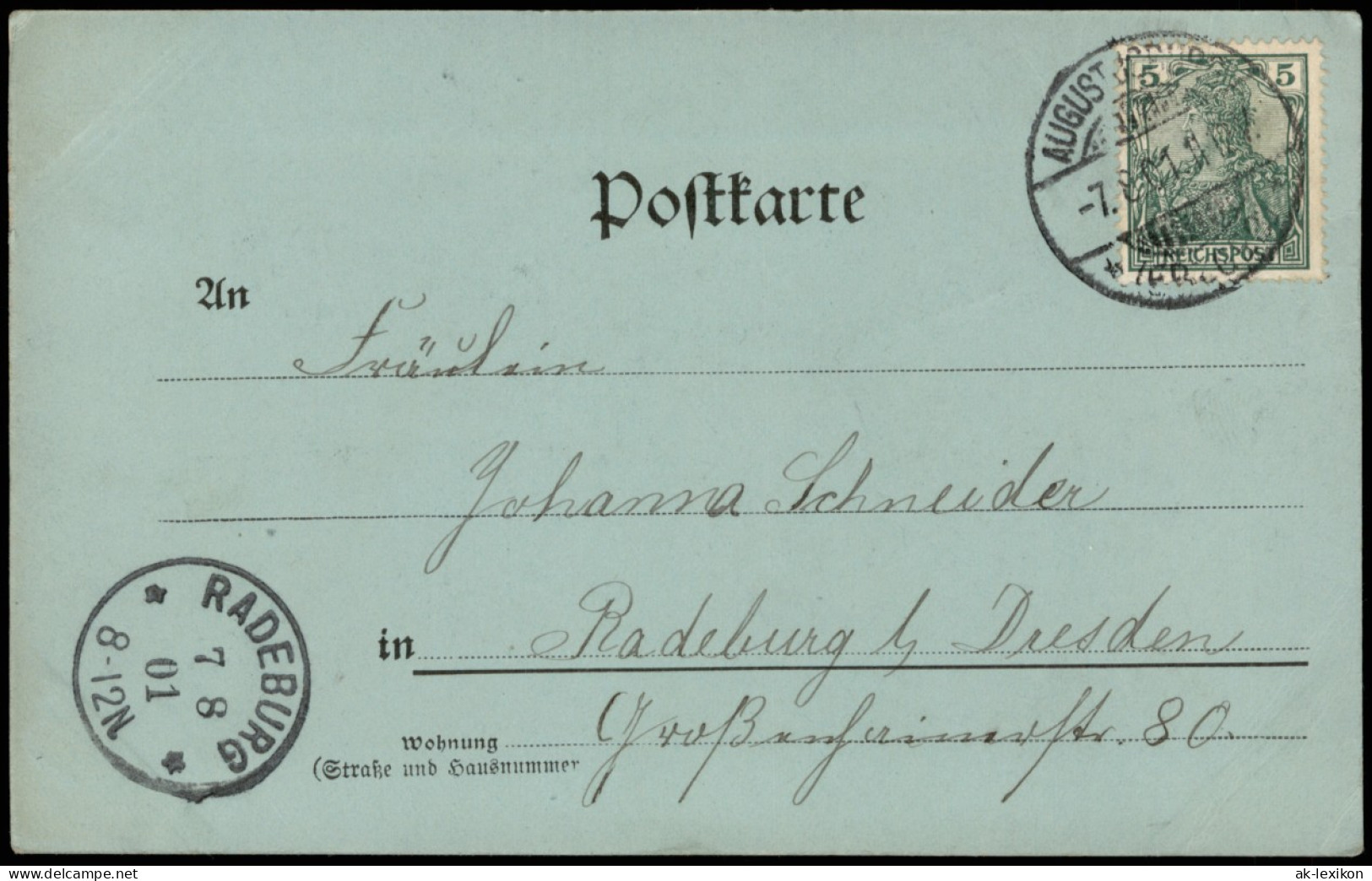 Augustusburg Erzgebirge Luftkurort Schellenberg Mondscheinlitho 1901 - Augustusburg