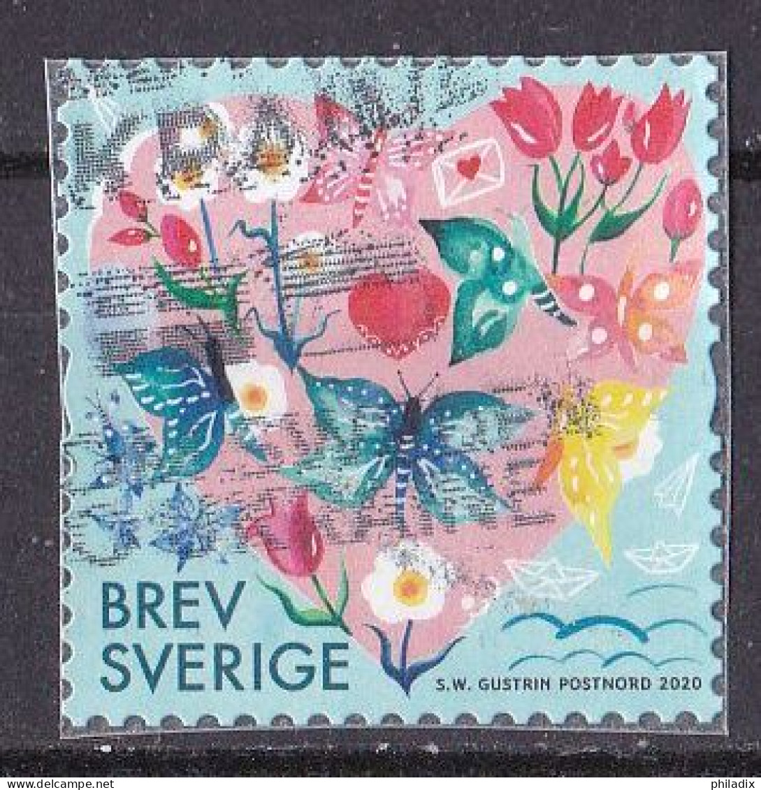 Schweden Marke Von 2020 O/used (A4-31) - Used Stamps