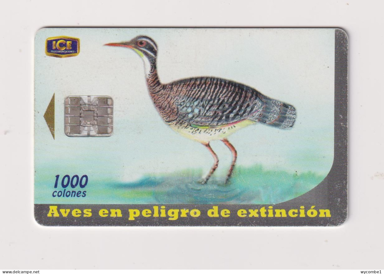 COSTA RICA -   Bird Sunbittern Chip Phonecard - Costa Rica
