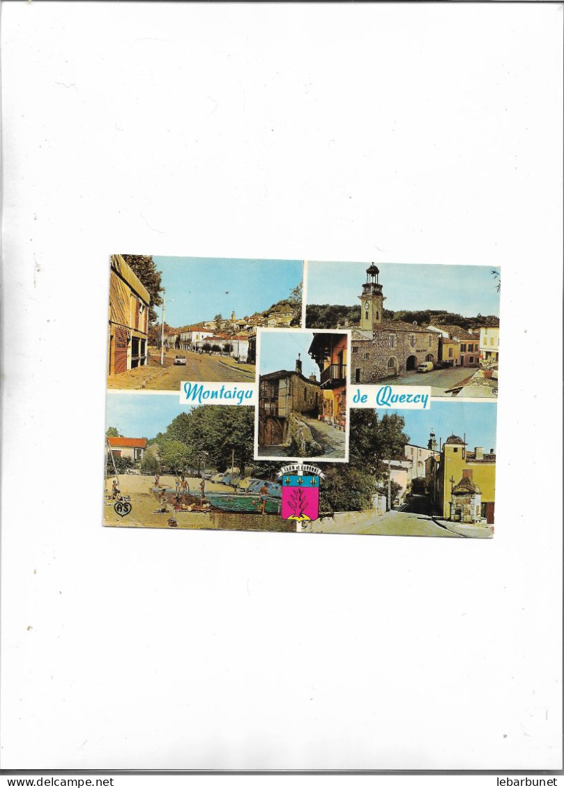 Carte Postale Années 80 Montaigu De Quercy (82) Multi Vues - Montaigu De Quercy