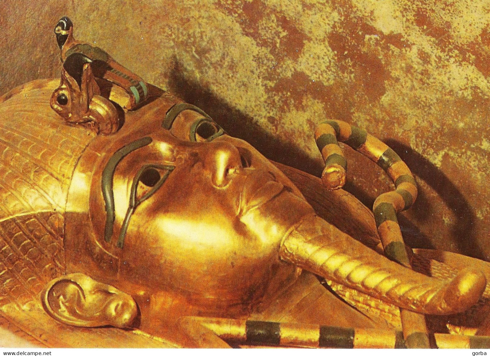 *CPM - EGYPTE - LOUXOR (THEBES) - Masque En Or Du Pharaon Toutankhamon - Luxor
