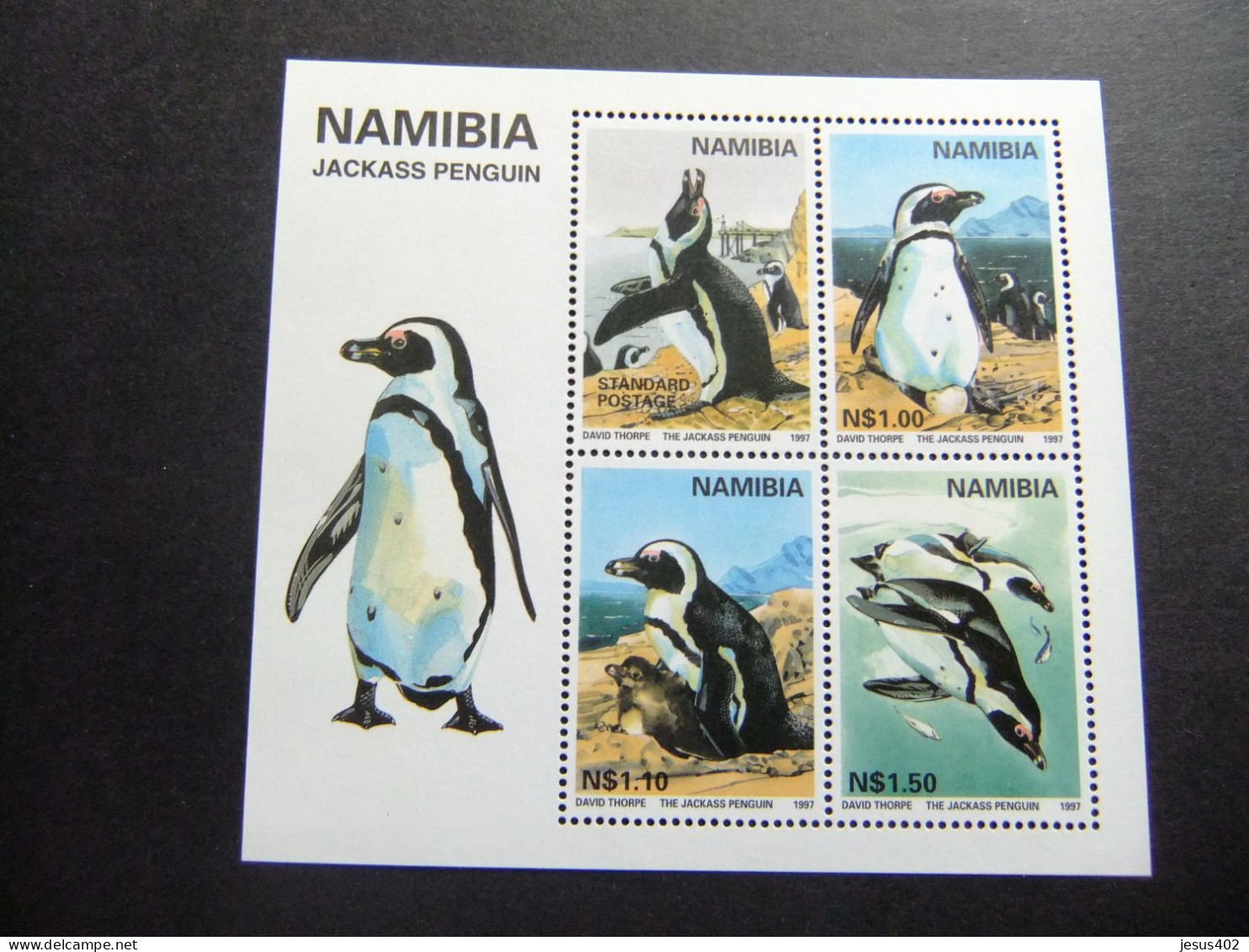 44 NAMIBIA NAMIBIE 1997 PROTECCIÓN FAUNA WWF YVERT BLOC 28 ** MNH - Namibie (1990- ...)