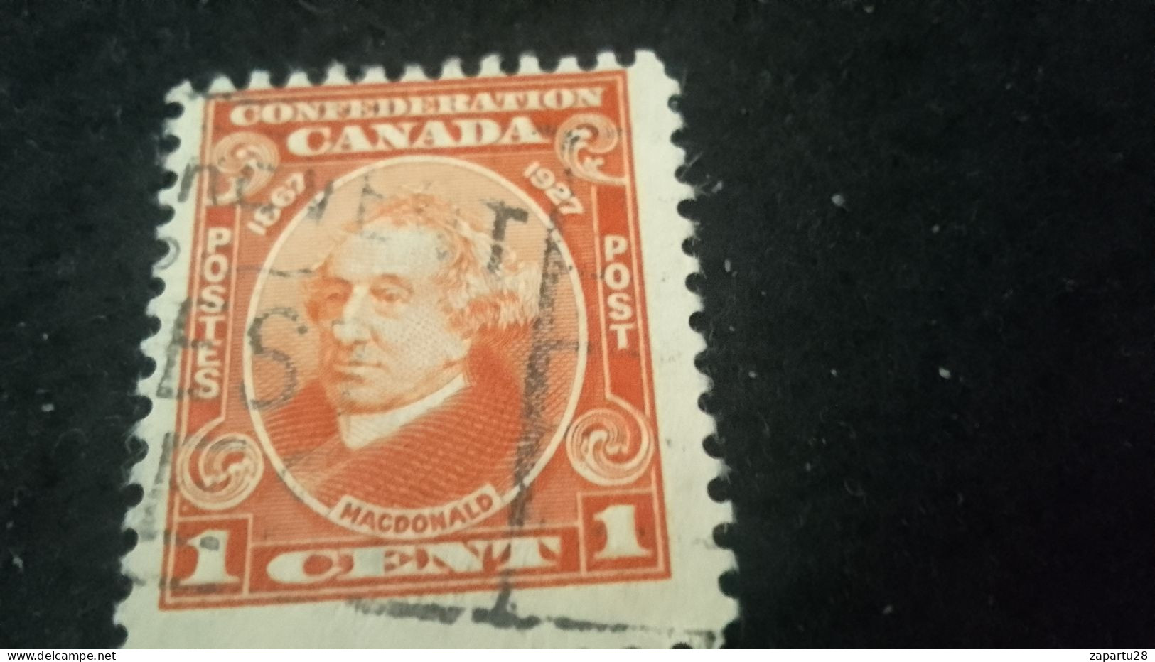 KANADA- 1920-40     1  C    DAMGALI - Used Stamps