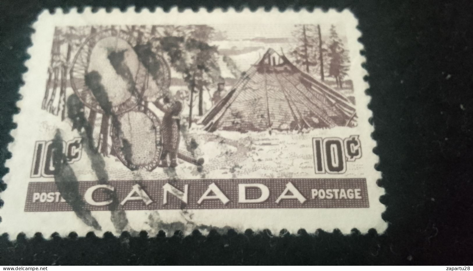 KANADA- 1940-50     10  C    DAMGALI - Used Stamps