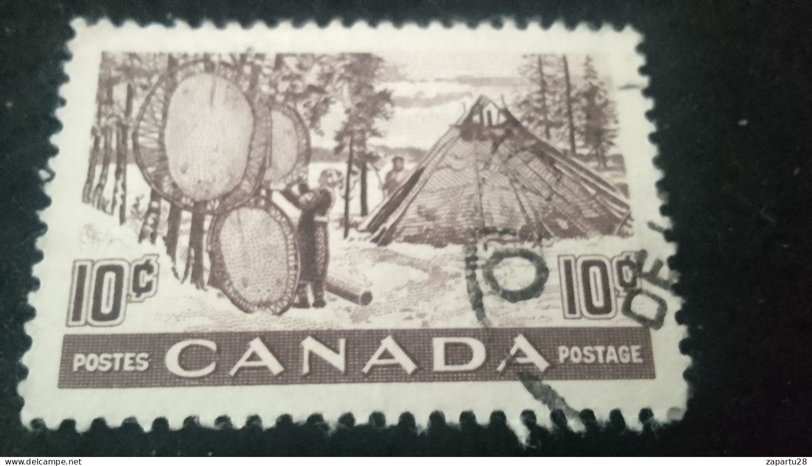 KANADA- 1940-50     10  C    DAMGALI - Used Stamps