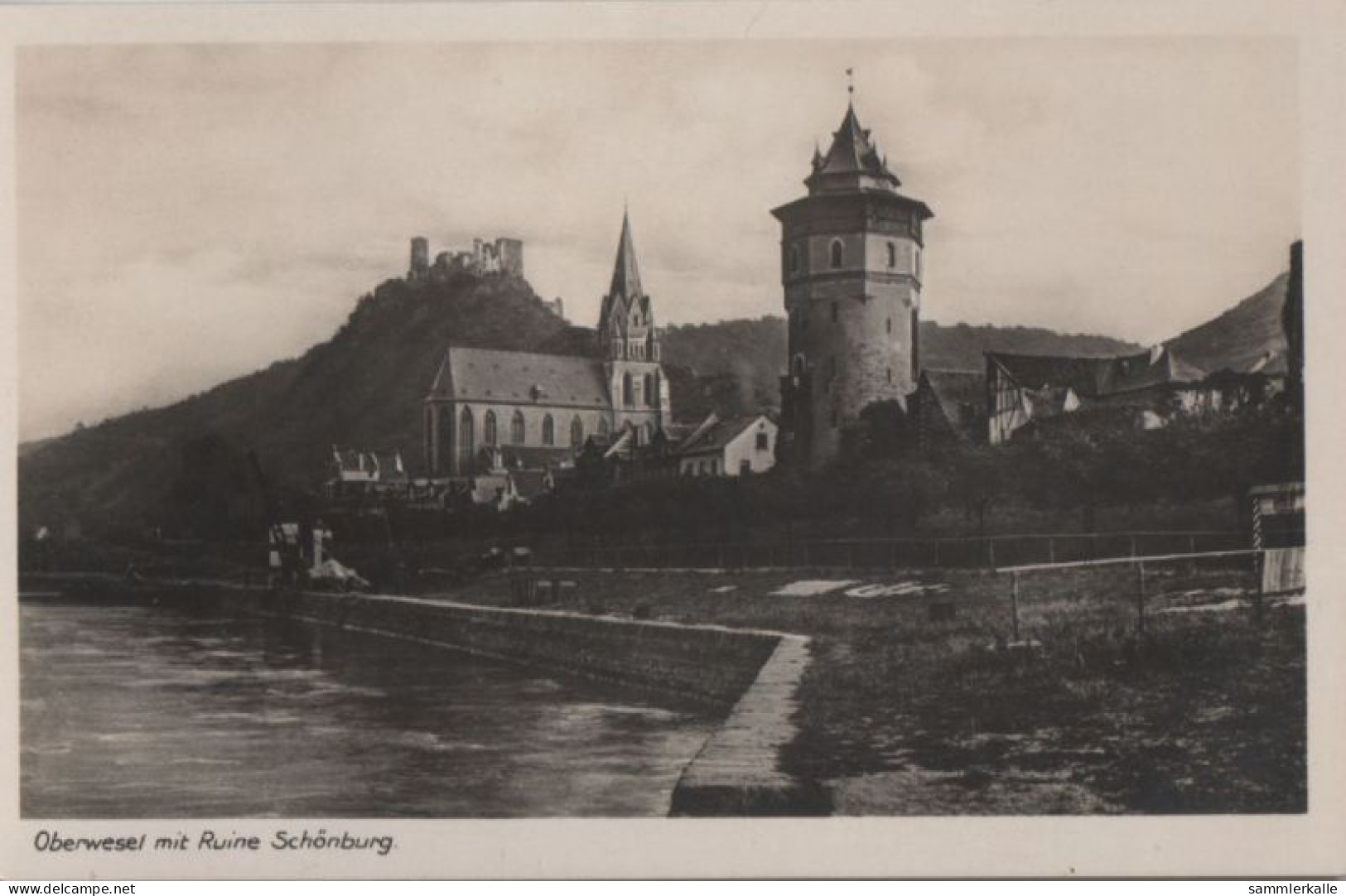 60138 - Oberwesel - Mit Ruine Schönburg - Ca. 1950 - Oberwesel