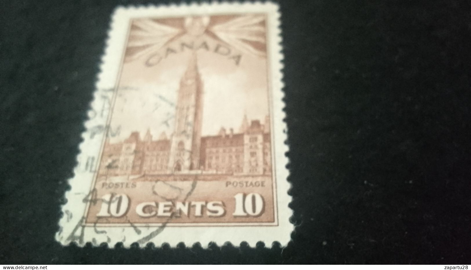 KANADA- 1940-50     10  C    DAMGALI - Used Stamps