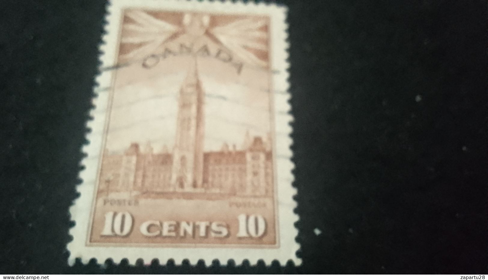 KANADA- 1940-50     10  C    DAMGALI - Used Stamps