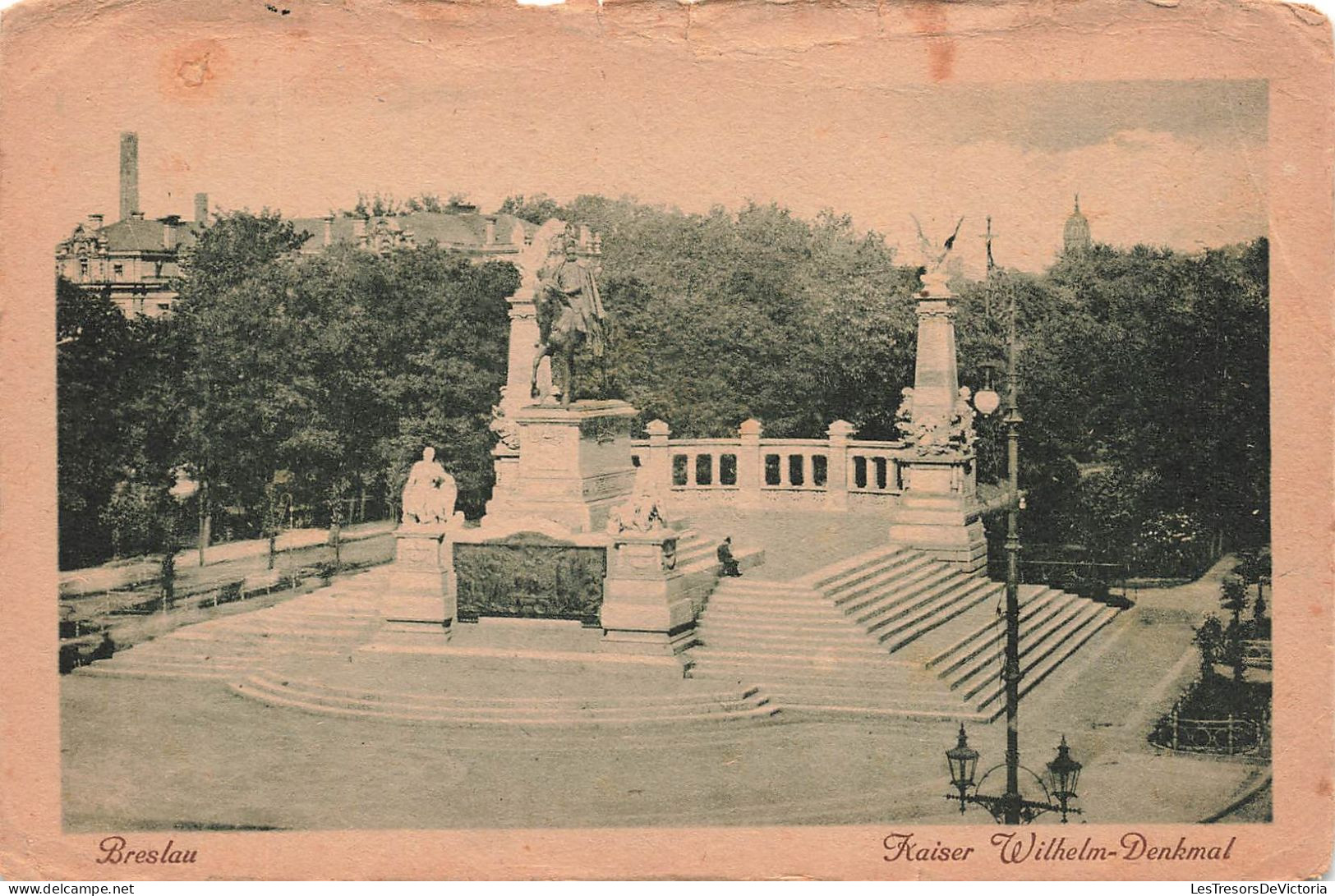POLOGNE - Breslau - Kaiser Wilhelm Denkmal - Carte Postale Ancienne - Polonia
