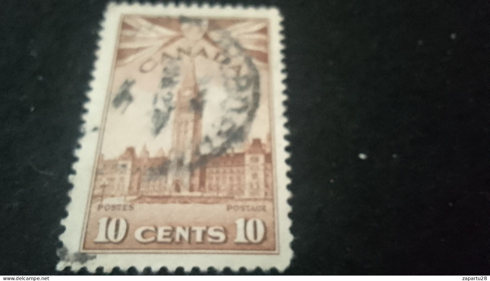 KANADA- 1940-50     10  C    DAMGALI - Used Stamps