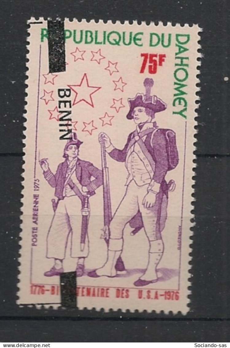 BENIN - 2008 - N°Mi. 1528 - US Independance - VARIETE Surcharge Décalée - Neuf** / MNH / Postfrisch - Unabhängigkeit USA