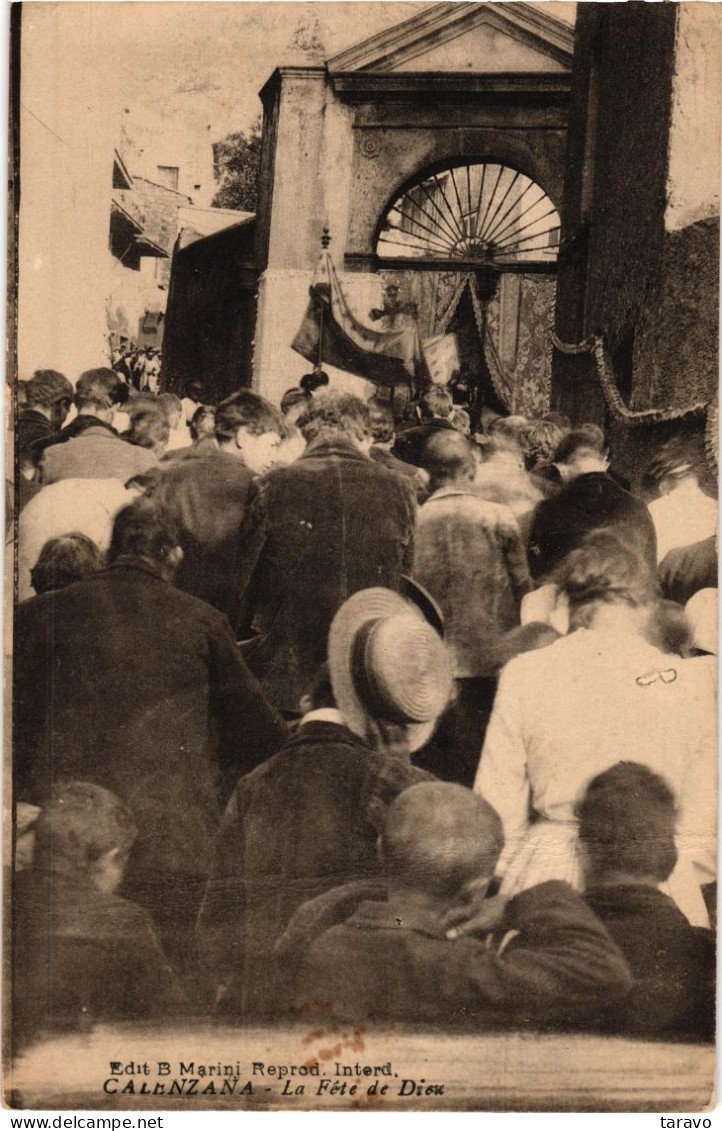 CORSE - CALENZANA (Balagne) - LA FETE-DIEU - Procession - Autres & Non Classés