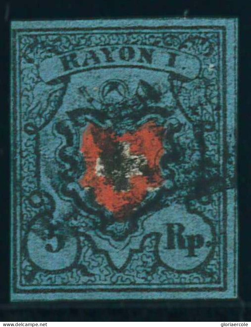 P2715 A - SWITZERLAND SBHV CAT. 15 II, LIGHTLY USED 4 MARGINS - Gebruikt