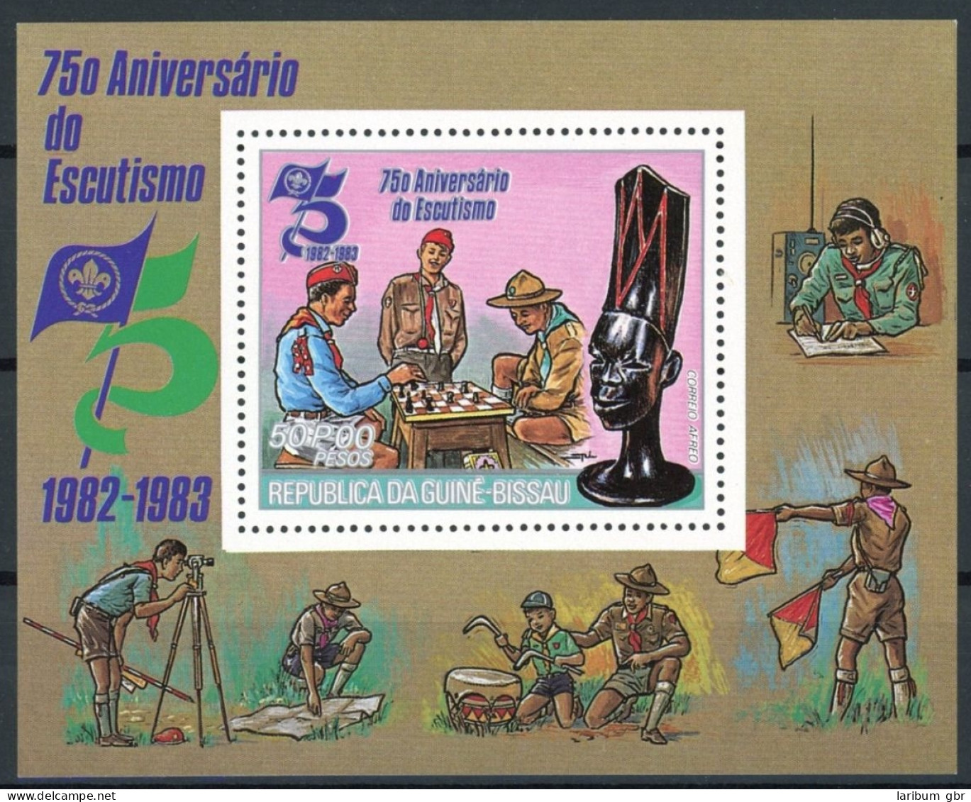 Guinea Bissau 215 A Postfrisch Schach #GM545 - Guinea-Bissau