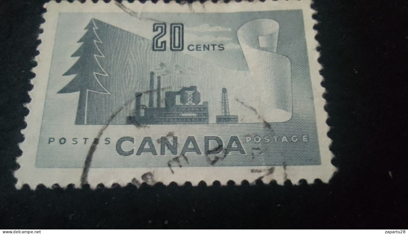 KANADA- 1940-50     20   DAMGALI - Usados