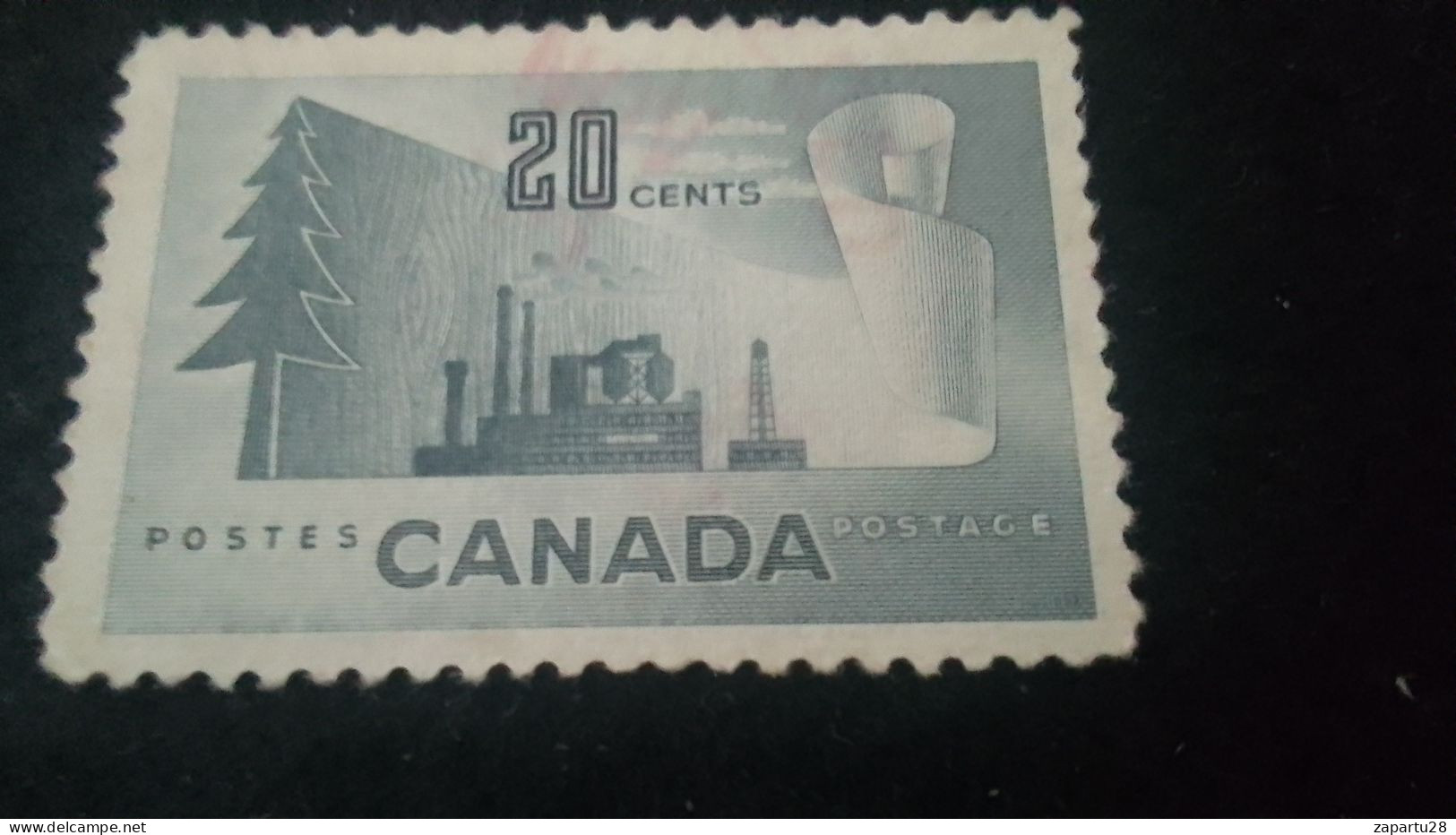 KANADA- 1940-50     20   DAMGALI - Usados