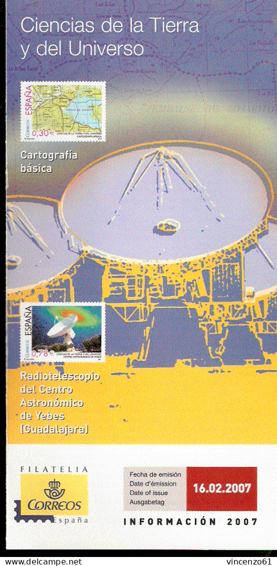 2007 Bollettino Bulletin Espana Ciencias De La Tierra Y Del Universo Astronomia Y Cartografia - Astronomie