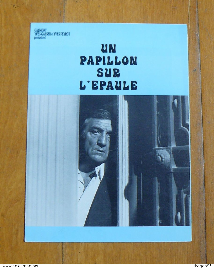 Un Papillon Sur L'épaule : Dossier De Presse - Lino Ventura, C. Auger - 1978 - Publicidad