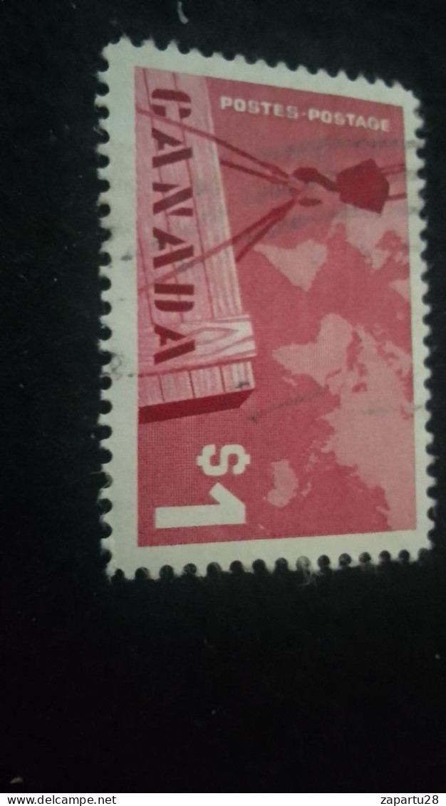 KANADA- 1940-50     1  $   DAMGALI - Gebruikt