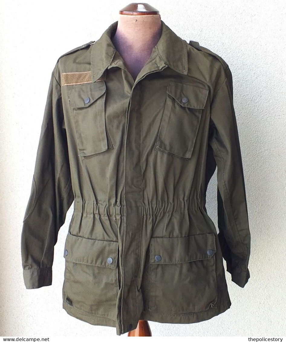 Giacca Pantaloni Mimetica Verde E.I. Tg. 52 Anni '80 Originale Marcata - Uniform
