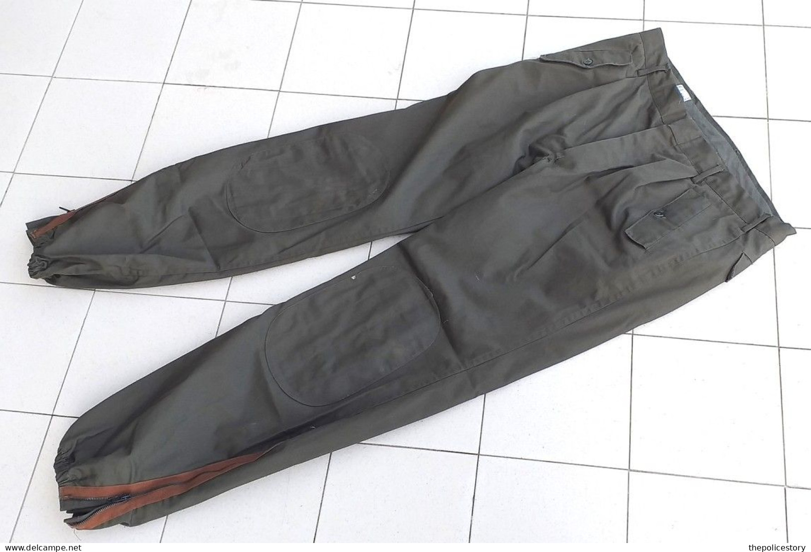 Giacca pantaloni mimetica verde E.I. tg. 52 anni '80 originale marcata
