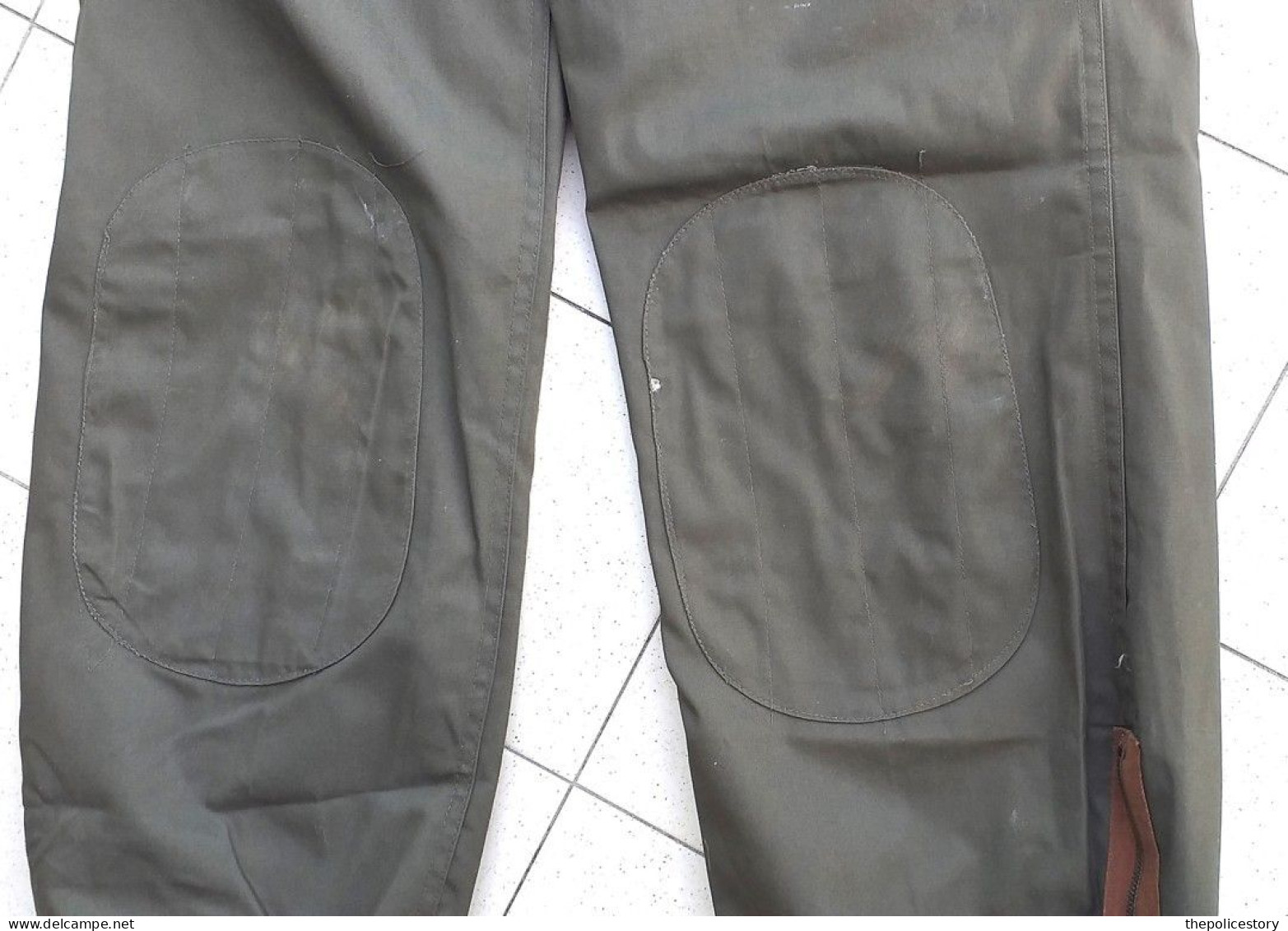 Giacca pantaloni mimetica verde E.I. tg. 52 anni '80 originale marcata