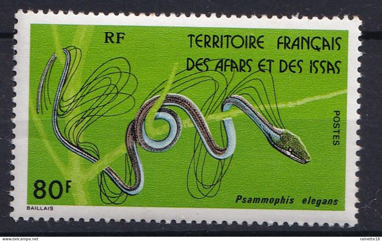 Afars Et Issas         437 **  Serpent - Unused Stamps