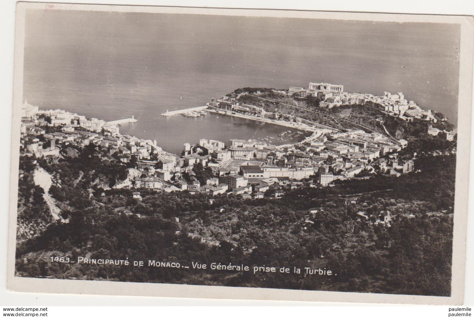 CPA  MONACO  - EM 372  VUE GENERALE DE LA TURBIE - Multi-vues, Vues Panoramiques