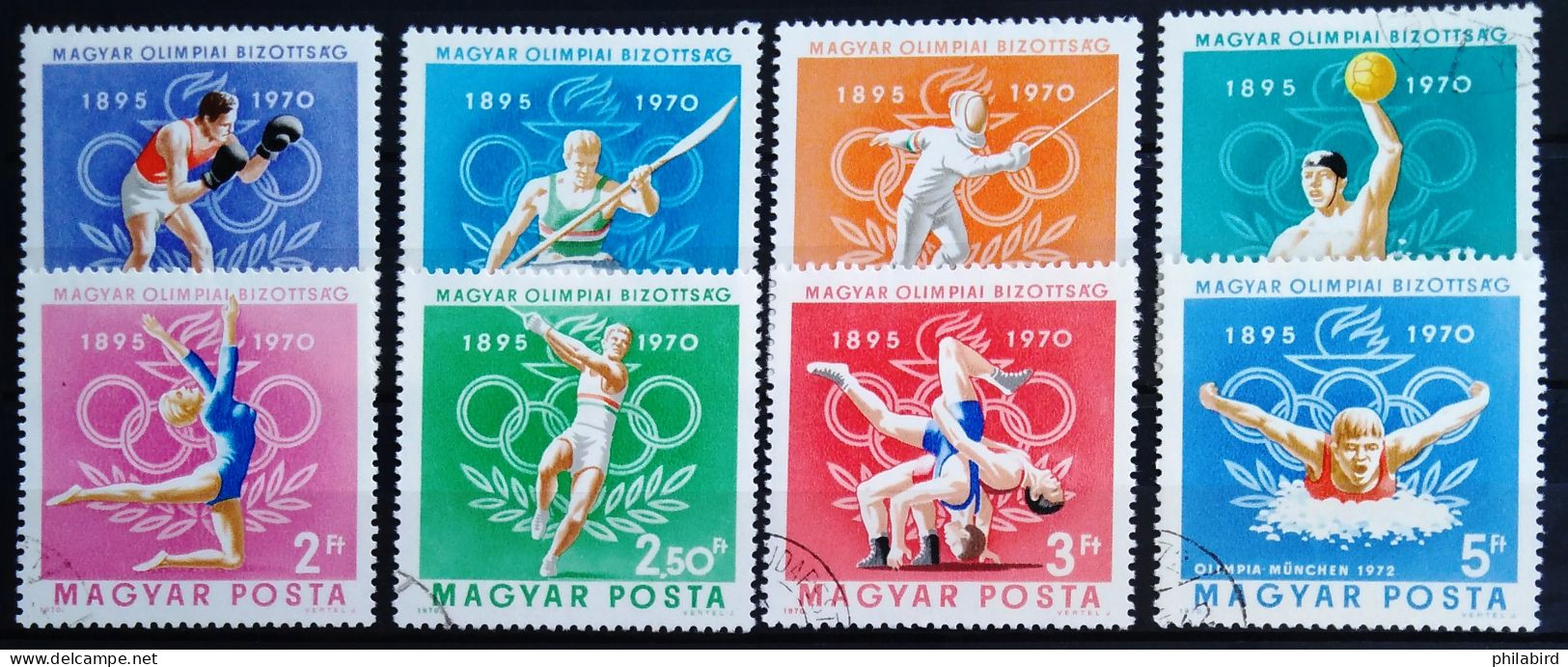 HONGRIE                       N° 2120/2127                         OBLITERE - Used Stamps
