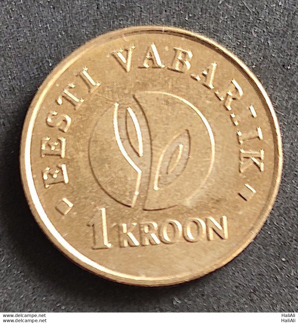 Coin Estonia 2008 1 Kroon 1 - Estland