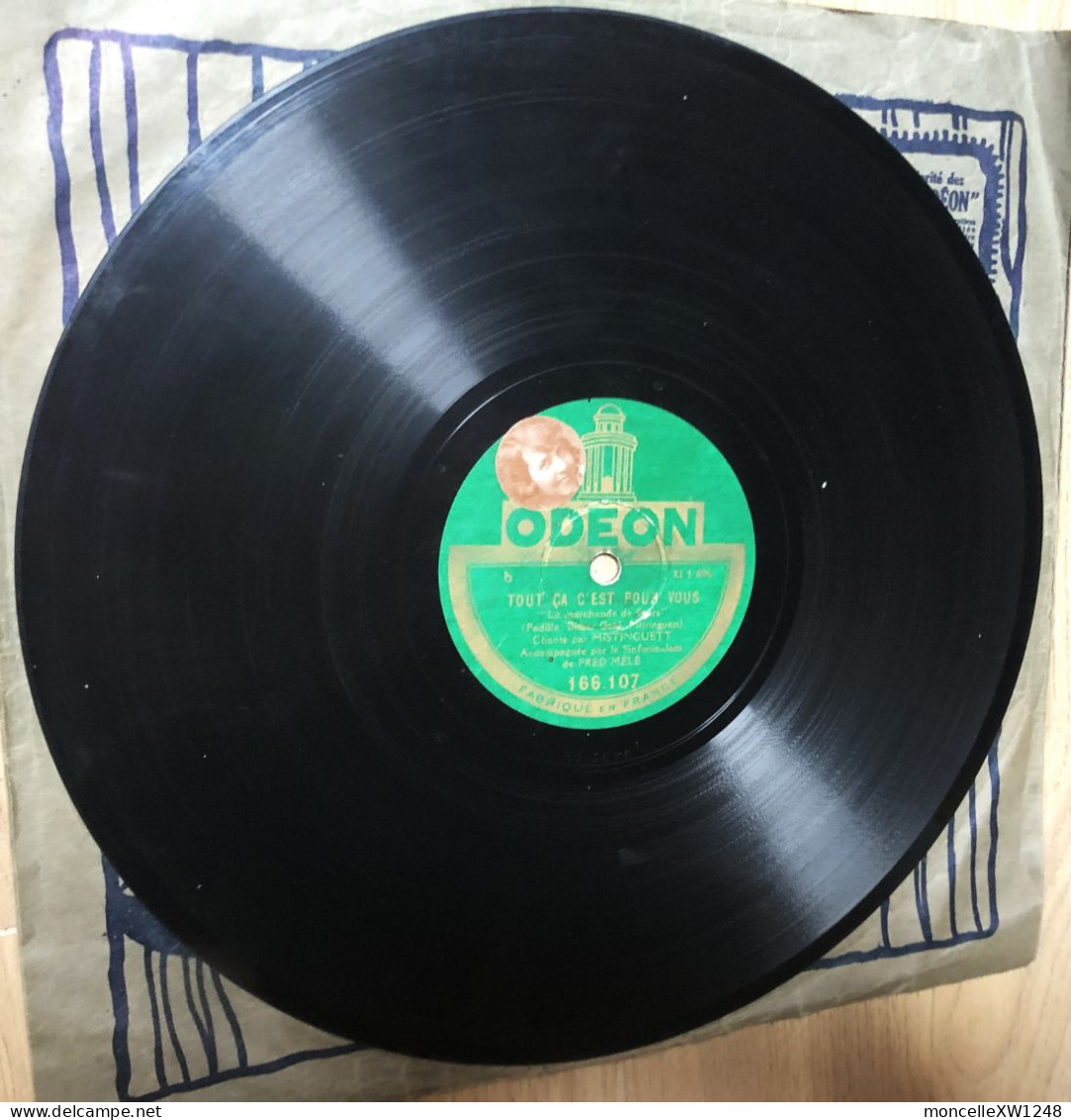 Mistinguett - 78 T On M'suit (1928) - 78 Rpm - Gramophone Records