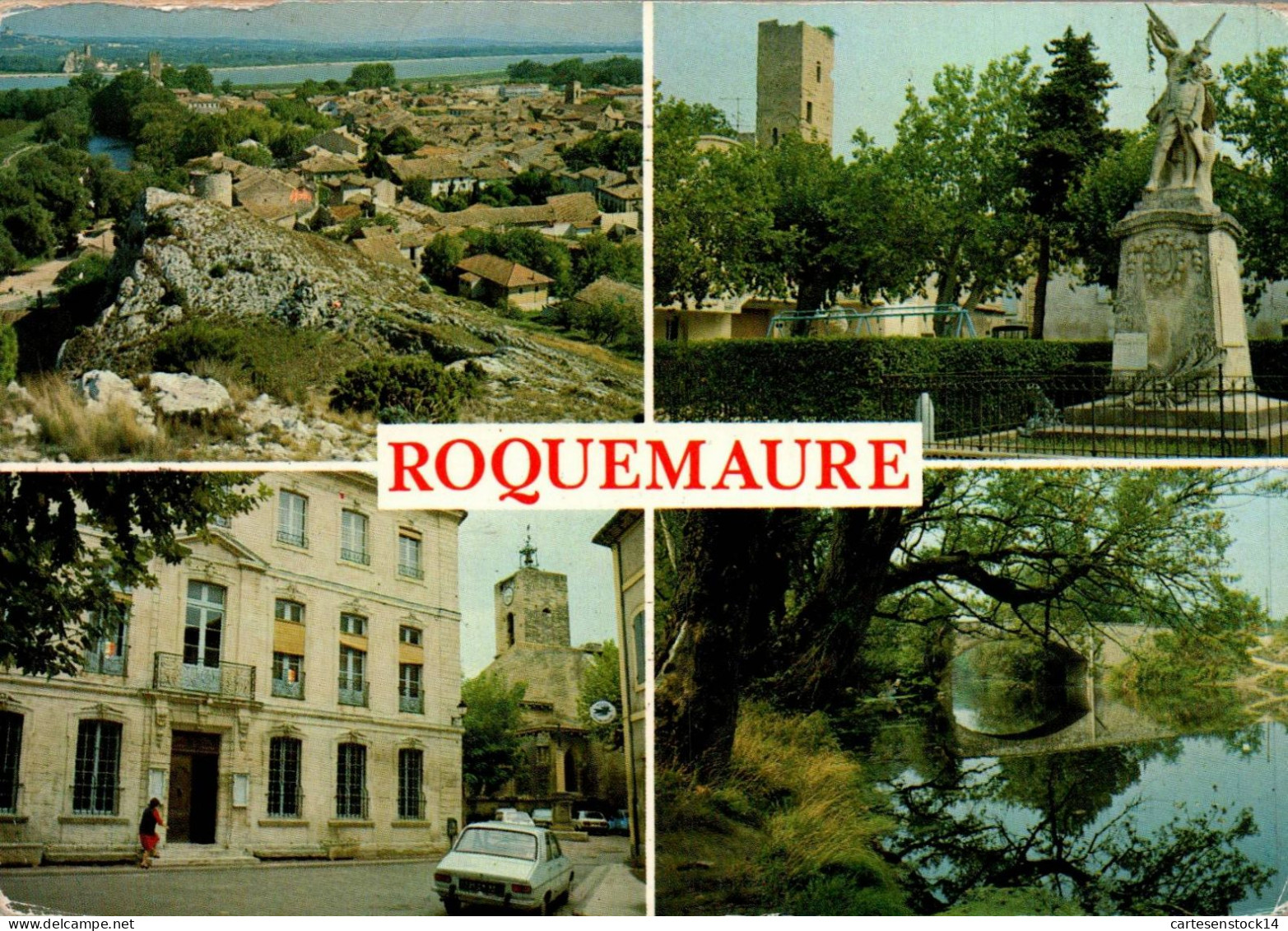 N°41972 Z -cpsm Roquemaure -multivues- - Roquemaure