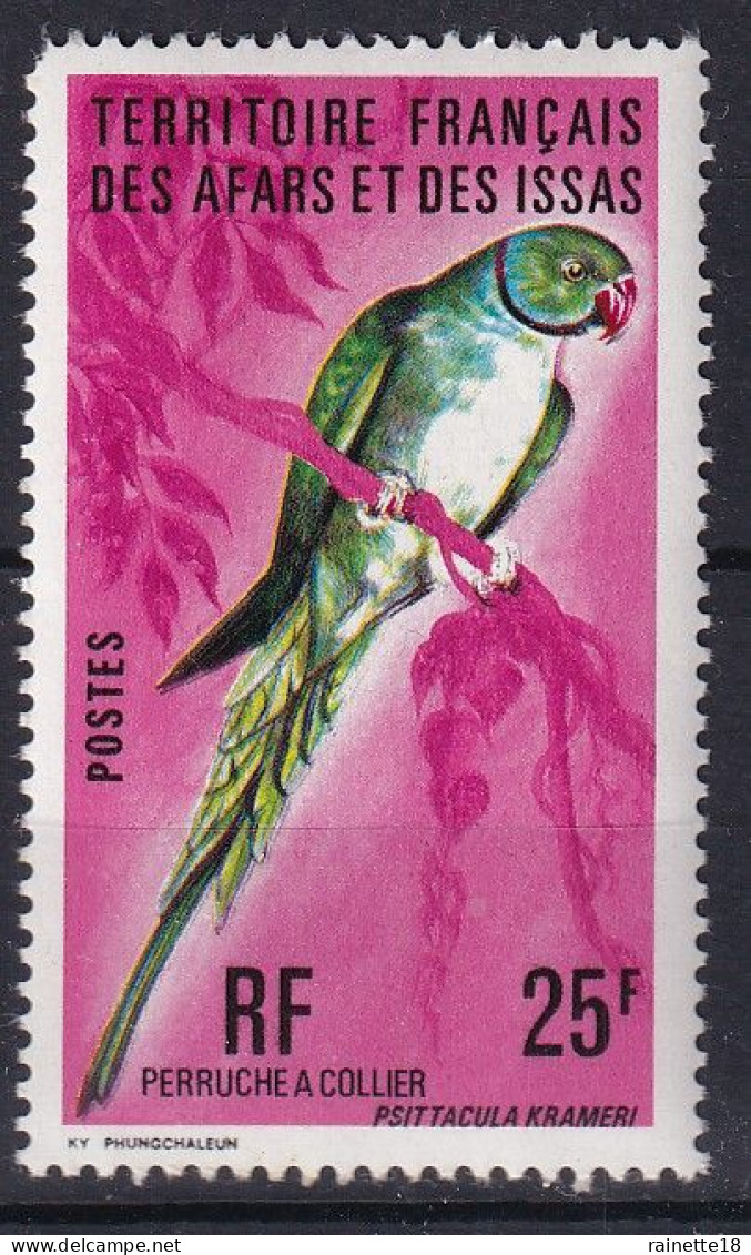 Afars Et Issas         428 ** Perruche à Collier - Unused Stamps