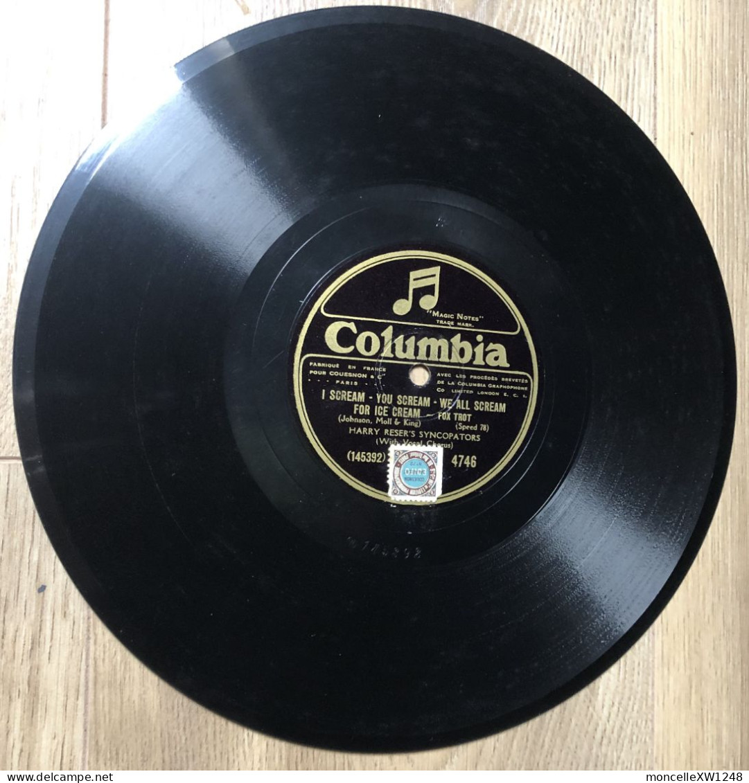 Harry Reser's Syncopators - 78 T When The Robert E. Lee Comes To Town (1928) - 78 Rpm - Gramophone Records