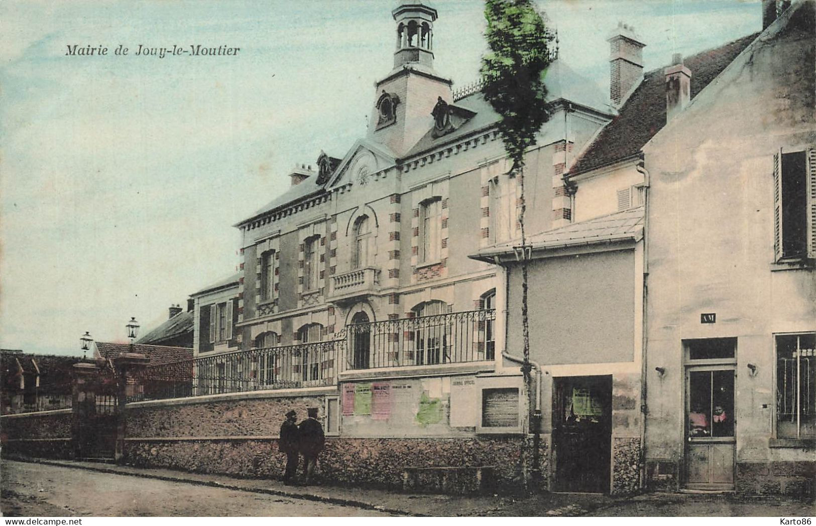 Jouy Le Moutier * Rue Et Façade De La Mairie * Hôtel De Ville - Jouy Le Moutier