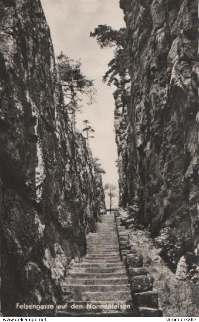 20000 - Jonsdorf - Felsengasse Auf Nonnenfelsen - Ca. 1965 - Jonsdorf